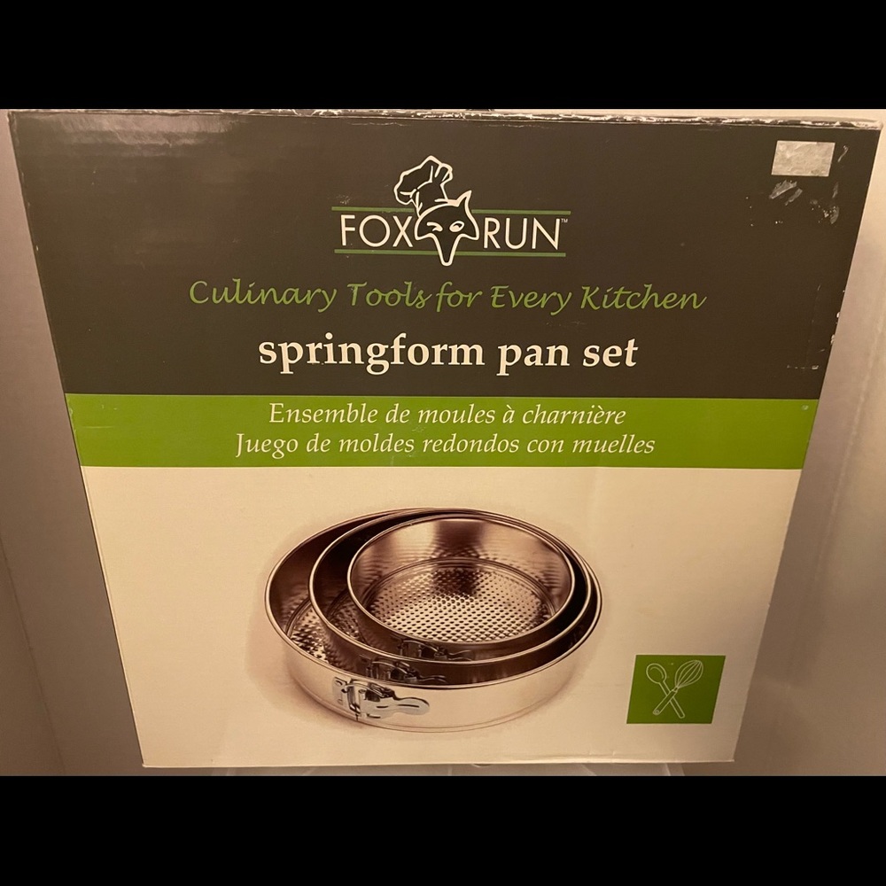 New Fox Run Springform Pan Set